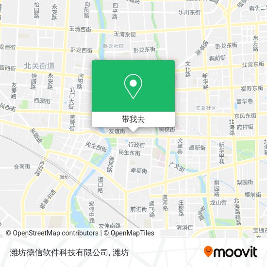 潍坊德信软件科技有限公司地图