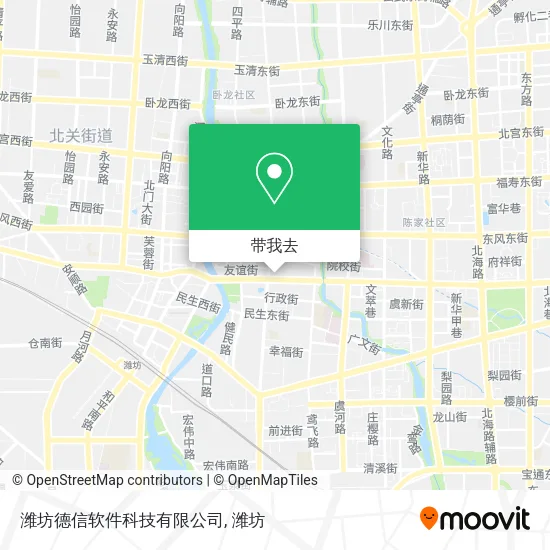 潍坊德信软件科技有限公司地图