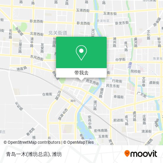 青岛一木(潍坊总店)地图