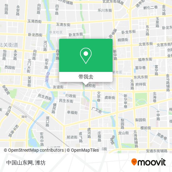 中国山东网地图