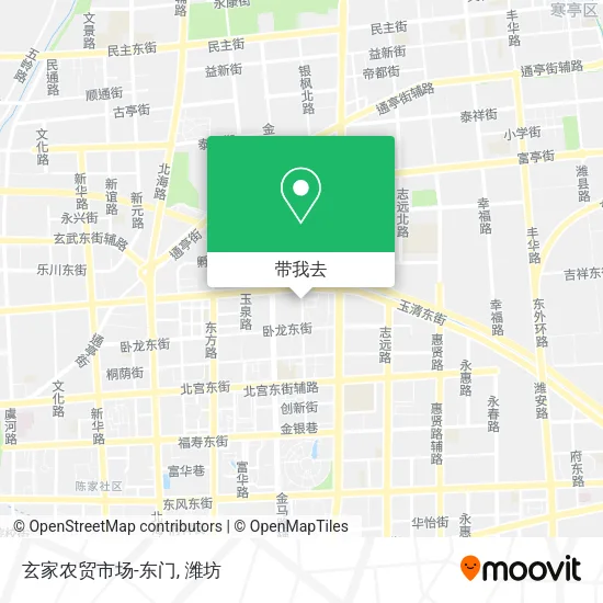 玄家农贸市场-东门地图