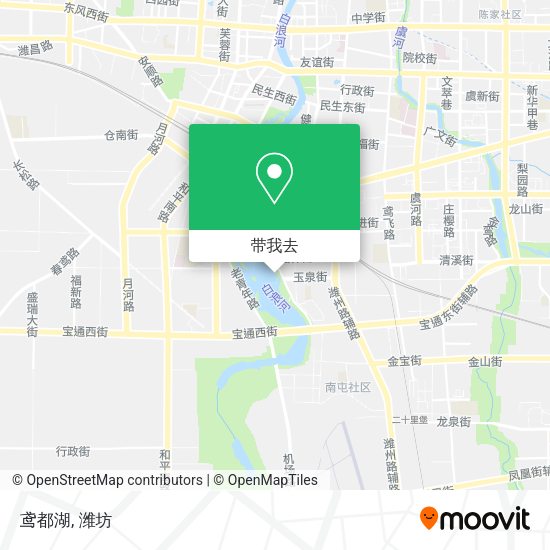 鸢都湖地图