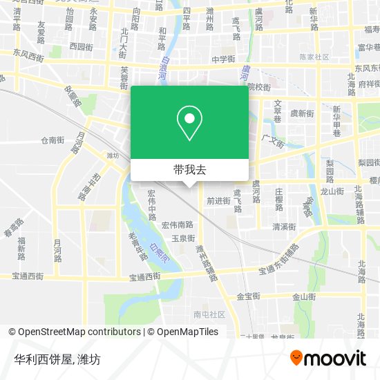 华利西饼屋地图