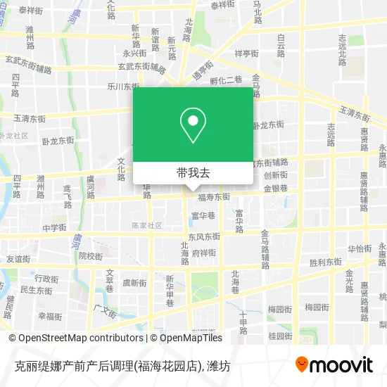 克丽缇娜产前产后调理(福海花园店)地图