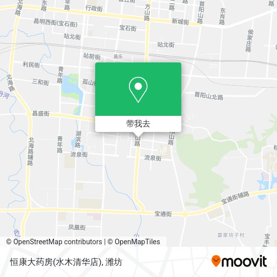 恒康大药房(水木清华店)地图
