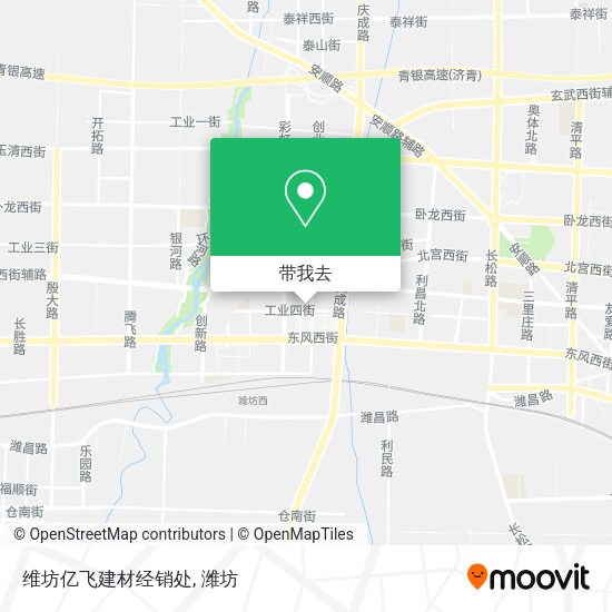 维坊亿飞建材经销处地图