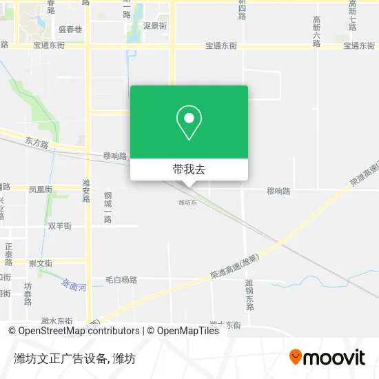 潍坊文正广告设备地图