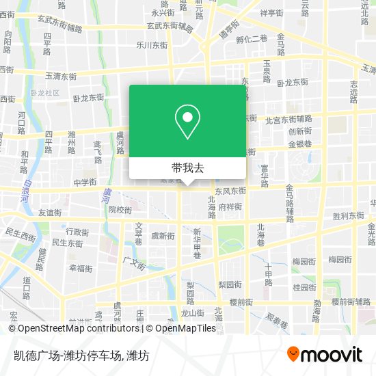 凯德广场-潍坊停车场地图
