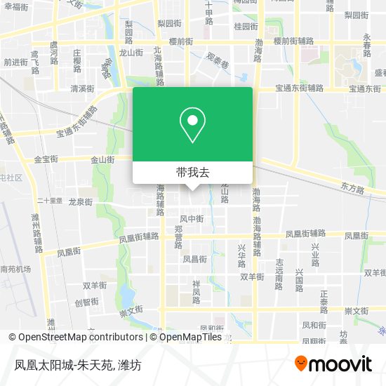 凤凰太阳城-朱天苑地图