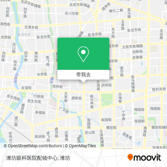 潍坊眼科医院配镜中心地图