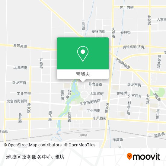 潍城区政务服务中心地图