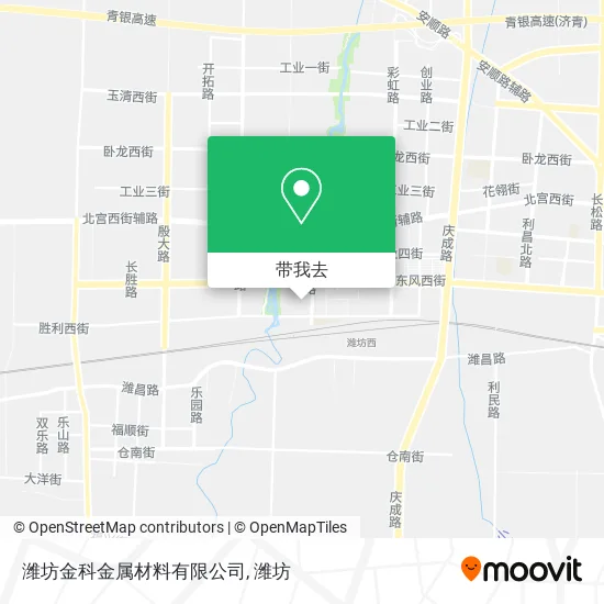 潍坊金科金属材料有限公司地图