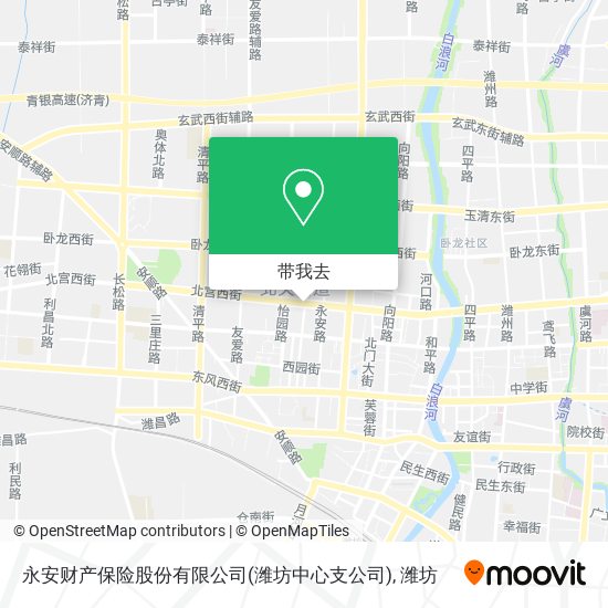 永安财产保险股份有限公司(潍坊中心支公司)地图