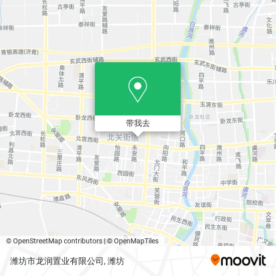 潍坊市龙润置业有限公司地图