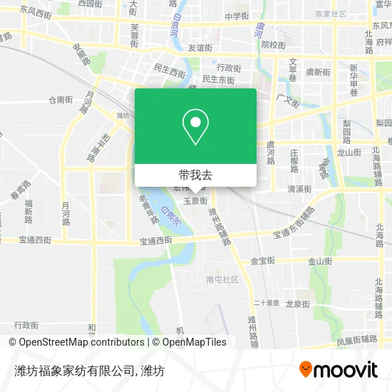 潍坊福象家纺有限公司地图