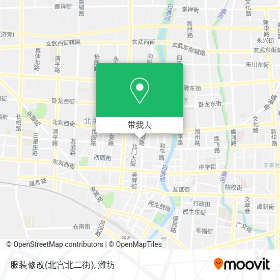 服装修改(北宫北二街)地图