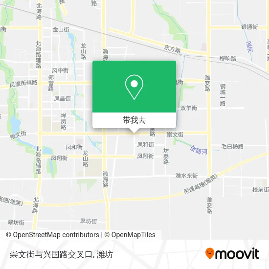崇文街与兴国路交叉口地图