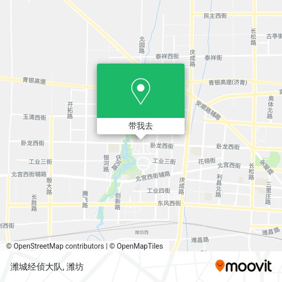 潍城经侦大队地图