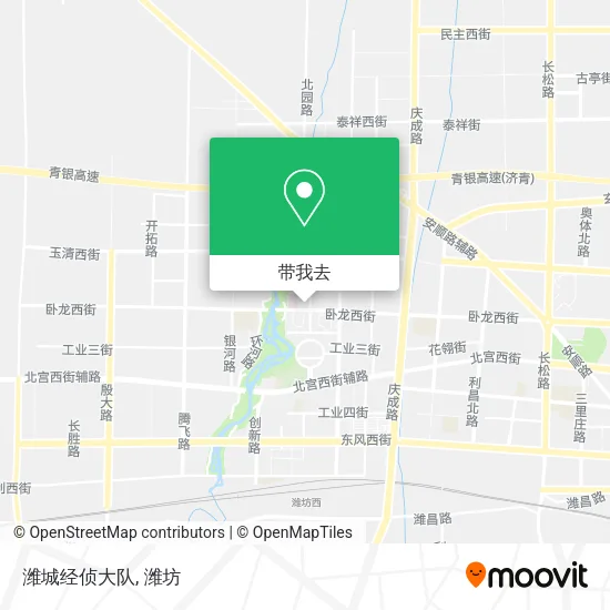潍城经侦大队地图