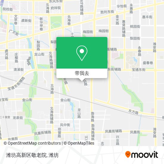 潍坊高新区敬老院地图