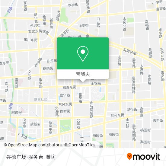 谷德广场-服务台地图