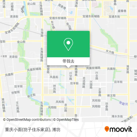 重庆小面(坊子佳乐家店)地图