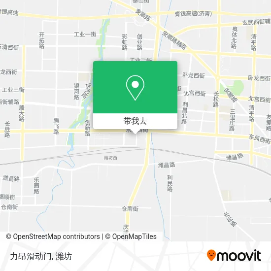 力昂滑动门地图