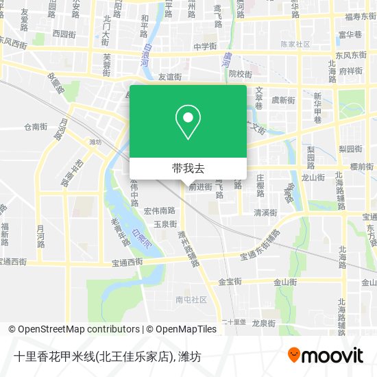 十里香花甲米线(北王佳乐家店)地图