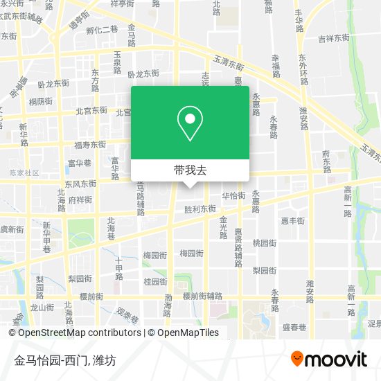 金马怡园-西门地图