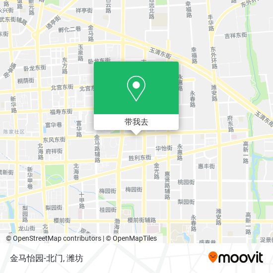 金马怡园-北门地图