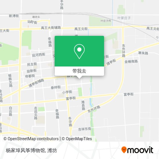 杨家埠风筝博物馆地图