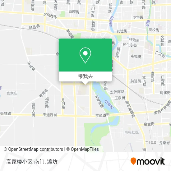 高家楼小区-南门地图