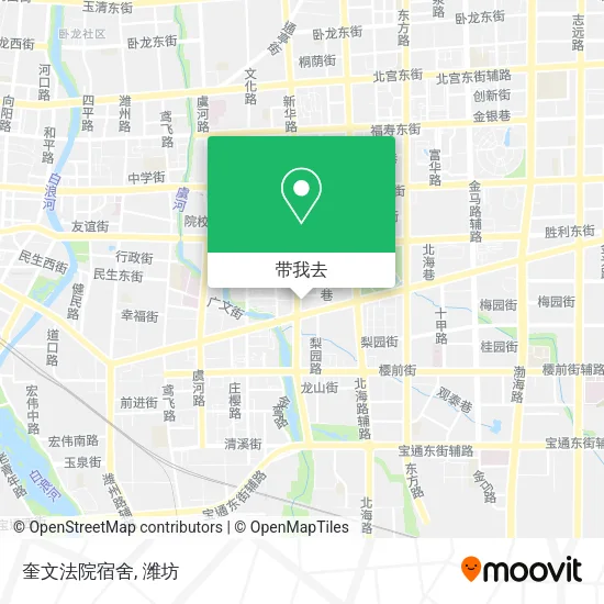 奎文法院宿舍地图
