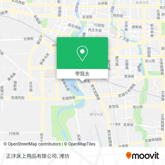 正洋床上用品有限公司地图