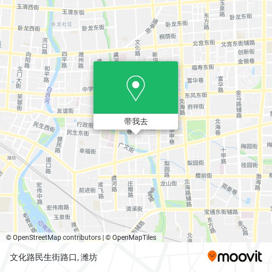 文化路民生街路口地图