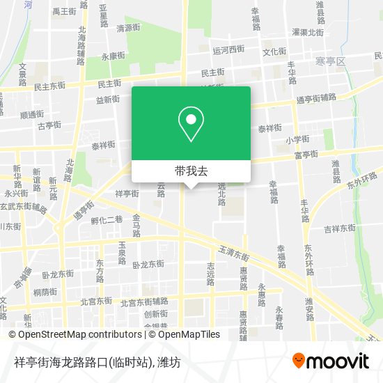 祥亭街海龙路路口(临时站)地图