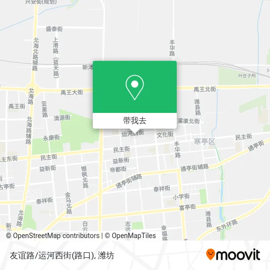 友谊路/运河西街(路口)地图