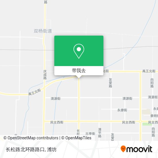 长松路北环路路口地图