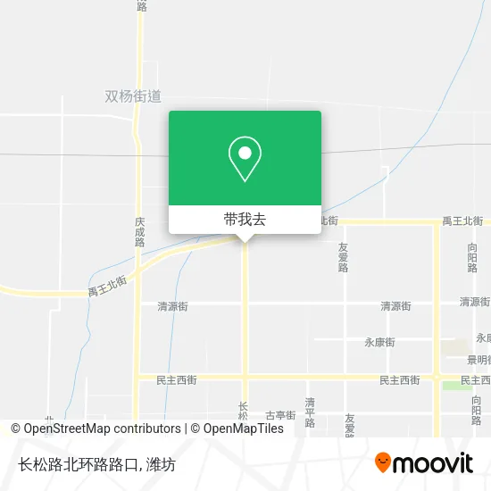 长松路北环路路口地图