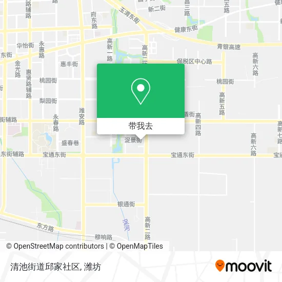 清池街道邱家社区地图