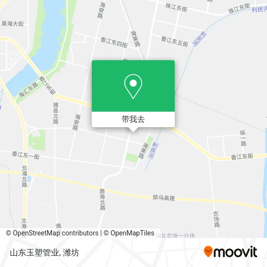 山东玉塑管业地图