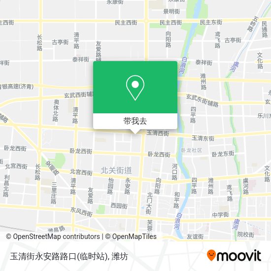 玉清街永安路路口(临时站)地图
