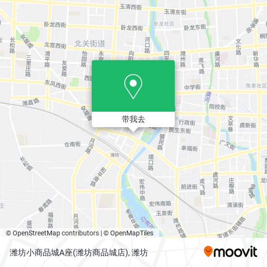 潍坊小商品城A座(潍坊商品城店)地图