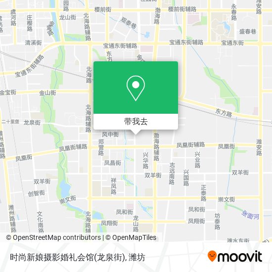 时尚新娘摄影婚礼会馆(龙泉街)地图