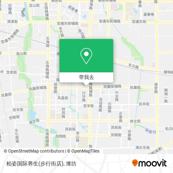 柏姿国际养生(步行街店)地图