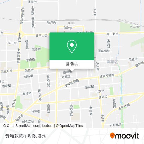 舜和花苑-1号楼地图