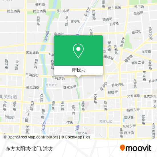 东方太阳城-北门地图