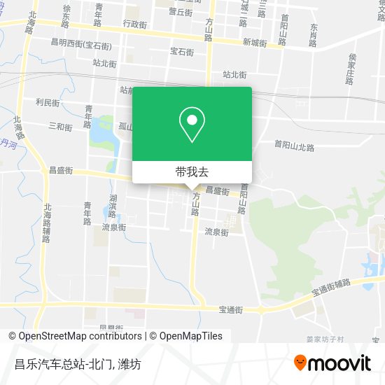 昌乐汽车总站-北门地图