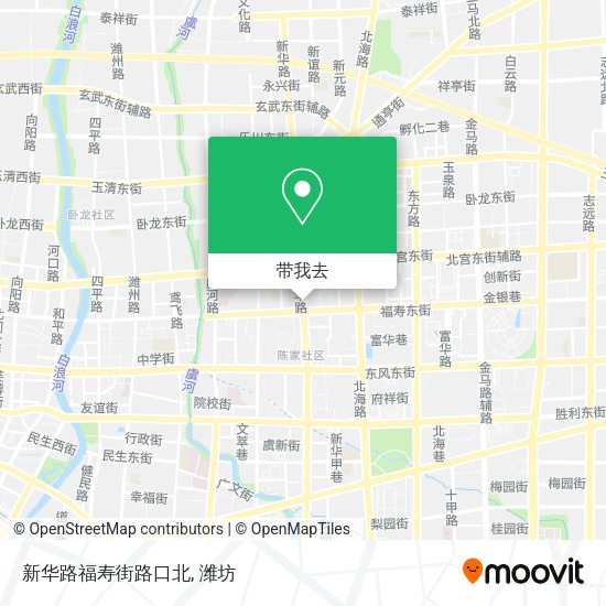 新华路福寿街路口北地图