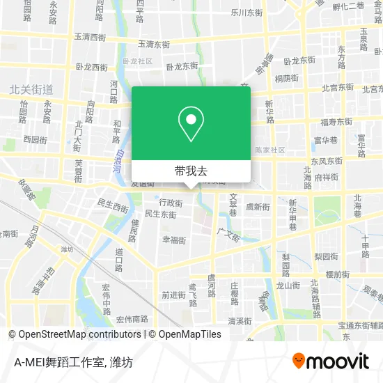 A-MEI舞蹈工作室地图